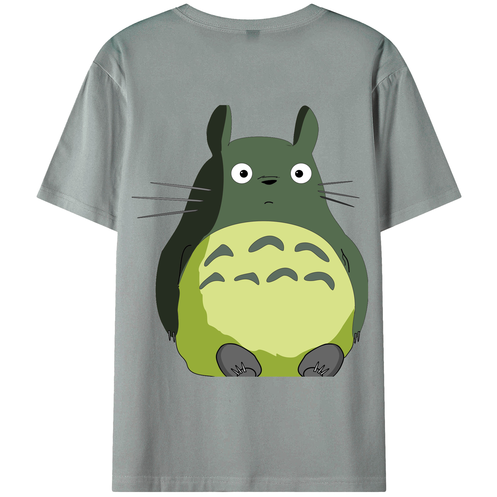 （画像用） となりのトトロ 草壁メイ 草壁サツキ My Neighbor Totoro Satsuki Kusakabe Mei Kusakabe 綿100％ メンズ半袖Tシャツ（バックプリント） 通気性